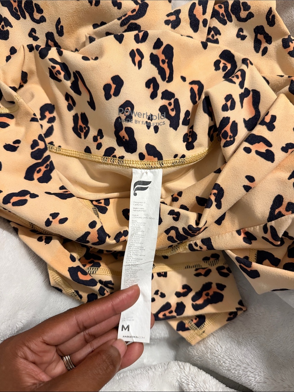 Fabletics Leopard High-Waist Leggings - Picture 4 of 5